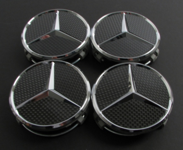 Mercedes Carbon Fiber Center Caps